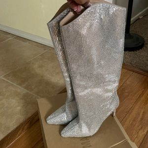 Steve Madden rhinestone boots
